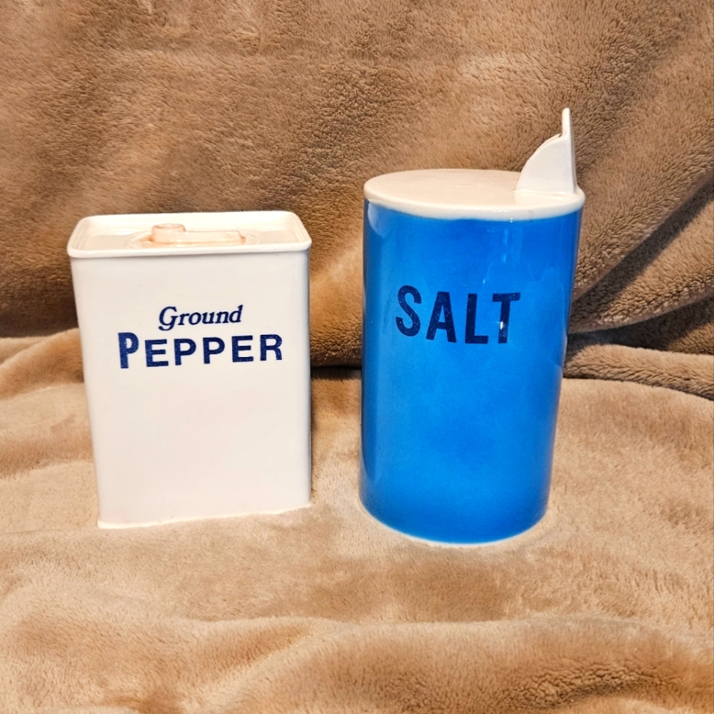 Vintage 1979 Ceramic Betty St John Salt & Pepper Shakers from Hallmark
